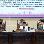 Wakil Ketua DPRD Provinsi Sumatera Selatan (Sumsel) memimpin Rapat Paripurna XVIII DPRD Provinsi Sumsel yang digelar Jum'at (25/07/25).