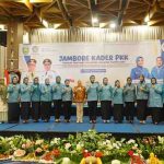 Feby Deru, secara resmi membuka Jambore Kader PKK Tingkat Provinsi Sumatera Selatan Tahun 2025 yang berlangsung di Hotel Aston Palembang, Kamis (23/10).