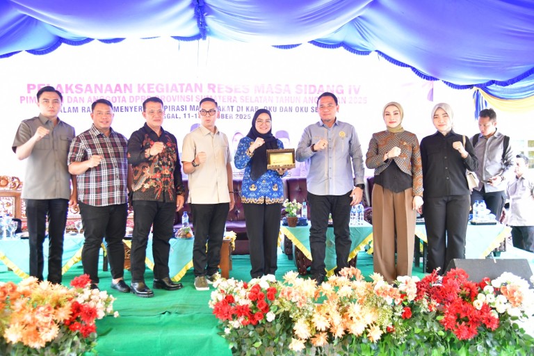 Reses ini dipimpin langsung oleh Ketua DPRD Sumsel, Andie Dinialdie, bersama enam anggota lainnya yaitu Sri Mulyadi (Koordinator Reses dari Partai Gerindra), Isyana Lonitasari (dari Partai Demokrat), At Thahirah Putri Lestari (dari PPP), Fathan Qoribi (dari PKB), Andri Fitriansyah (dari Partai NasDem), dan Mirza Gumay (dari PAN).