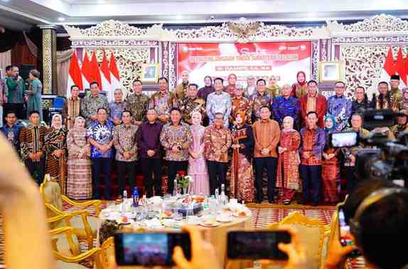 Bupati Musi Banyuasin (Muba) H M Toha Tohet SH turut hadir dalam kegiatan tersebut, bersama sejumlah kepala daerah dan pejabat Forum Koordinasi Pimpinan Daerah (Forkopimda) se-Sumatera Selatan.
