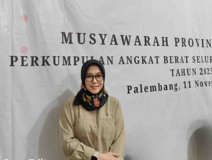 Sri Andriani MM, M.I.Kom terpilih secara aklamasi dalam musyawarah provinsi Pabersi yang dilangsungkan di gedung Nahdlatul Ulama (NU) Sumsel, Selasa (11/11/2025).