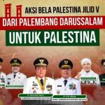 Gelombang solidaritas untuk Palestina kembali menggema dari Kota Palembang.