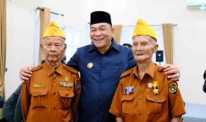 Pemerintah Kabupaten (Pemkab) Musi Banyuasin menggelar Upacara Peringatan Hari Pahlawan ke-80 Tahun 2025 di Halaman Pendopoan Griya Bumi Serasan Sekate, Senin (10/11/2025).