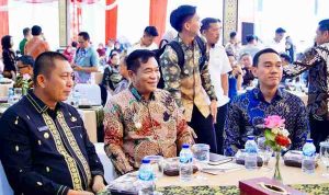 Bupati Muba HM Toha Tohet SH menghadiri Rapat Koordinasi Penguatan Sinergi dan Kolaborasi Pemberantasan Korupsi Pemerintah Daerah Wilayah Sumatera Selatan yang berlangsung di Griya Agung Palembang, Rabu (19/11/2025).