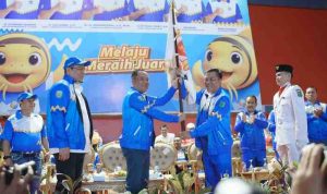 H. Cik Ujang secara resmi menutup Pekan Olahraga Provinsi (Porprov) XV Sumatera Selatan 2025 sekaligus membuka Pekan Paralimpik Provinsi (Peparprov) V Sumatera Selatan di Stadion Serasan Sekate (Minggu, 1/10/2025).