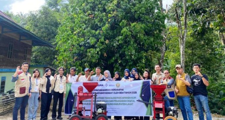 Badan Eksekutif Mahasiswa (BEM) STISIPOL Candradimuka Palembang berhasil menuntaskan Program PEM-BEM Mahasiswa Berdampak 2025 di Desa Keban Agung, Kecamatan Mulak Sebingkai, Kabupaten Lahat. (MUSINEWS.ID/TRI)