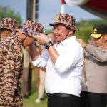 H. Herman Deru menjadi Inspektur Upacara Pembukaan Retret Pemuda Laskar Pandu Satria Jilid II Tahun 2025 yang digelar di Bumi Perkemahan Pramuka Palembang (Kamis, 6/11/2025).