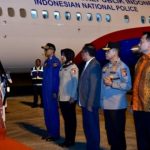 Kedatangan Kepala Kepolisian Republik Indonesia (Kapolri), Jenderal Polisi Drs. Listyo Sigit Prabowo, di Palembang, disambut langsung oleh jajaran Forum Koordinasi Pimpinan Daerah (Forkopimda) Provinsi Sumatera Selatan.