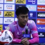 Fitrah Maulana, Penjaga Gawang Persib Bandung di BRI Super League Musim 2025/2026. (foto : Persib)