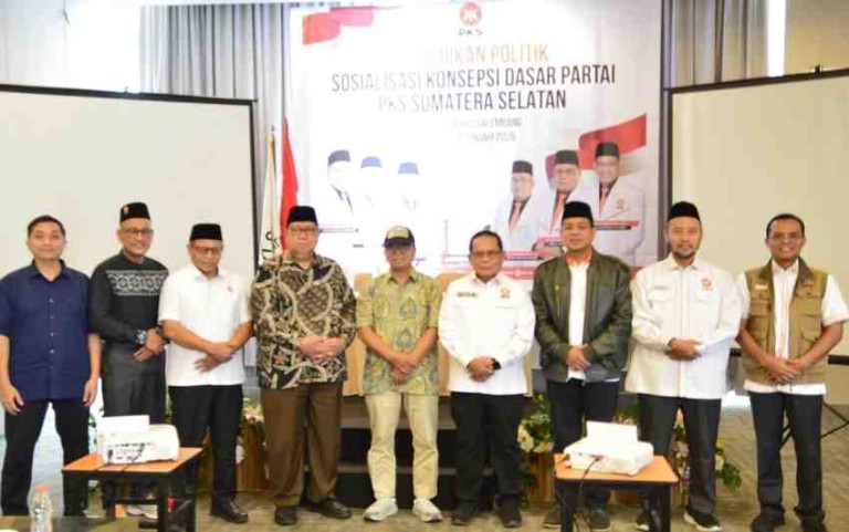 Kegiatan yang berlangsung di Palembang pada hari Minggu, tanggL 4 Januari 2026 ini, dihadiri sejumlah tokoh penting PKS.