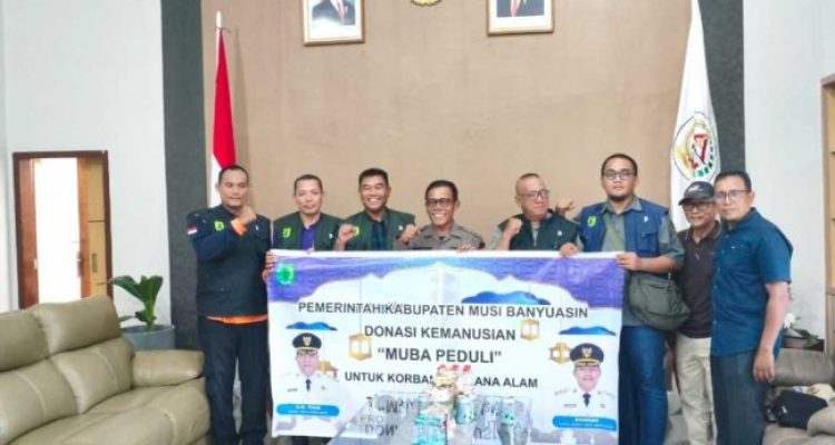 Jumat (9/1/2026) Tim Pemkab Muba utusan Bupati Muba HM Toha Tohet SH dan Wakil Bupati Kiai Abdur Rohman Husen bertolak ke Tapanuli Tengah dan Tapanuli Selatan Provinsi Sumatera Utara (Sumut).