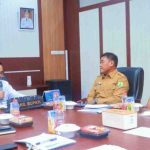 Rapat Pembahasan Tindaklanjut Kesepakatan BNNK Provinsi Sumatera Selatan dan Pemerintah Kabupaten Muba, Senin (12/01/2026) di Ruang Rapat Rumah Dinas Wakil Bupati Muba.
