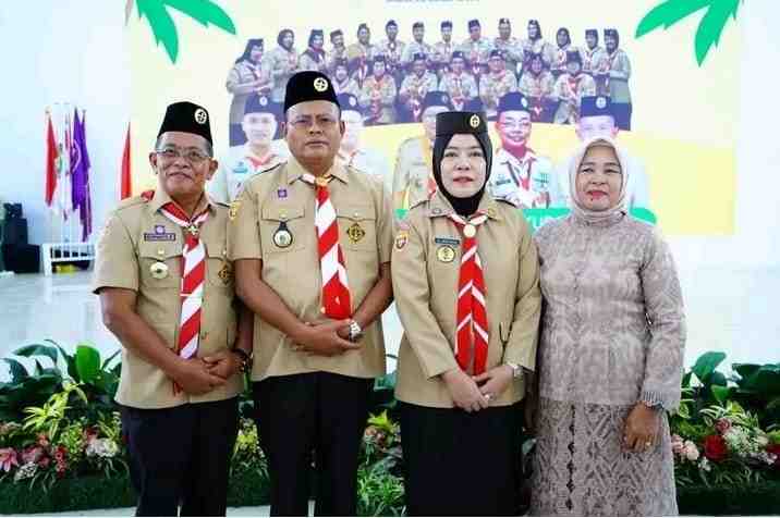 H. Arlan, menghadiri acara Pelantikan dan Pengukuhan Pengurus Majelis Pembimbing Gerakan Pramuka Kota Prabumulih Masa Bakti 2025-2030