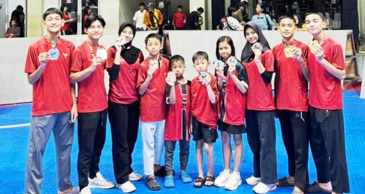 atlet-atlet Global Taekwondo Academy (GTA) Palembang pada ajang Kejuaraan Prabu Challenge 9 yang berlangsung pada 15–18 Januari 2026 di Tangerang, Banten.