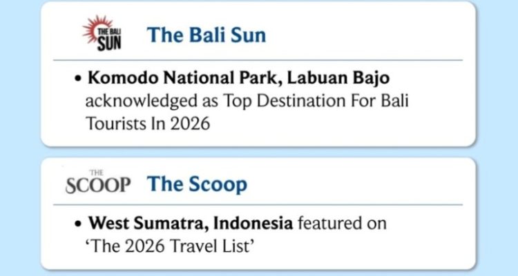 Dua daerah di Indonesia mendapatkan penghargaan dari berbagai organisasi dan lembaga internasional ternama di bidang Pariwisata. (foto : kemenpar.go.id)