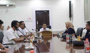 Drs Syafaruddin MSi menerima kunjungan silaturahmi dari para pengurus Persatuan Wartawan Indonesia (PWI) Kabupaten Muba, Rabu (4/2/2026) di Ruang Rapat Sekda. Drs Syafaruddin MSi menerima kunjungan silaturahmi dari para pengurus Persatuan Wartawan Indonesia (PWI) Kabupaten Muba, Rabu (4/2/2026) di Ruang Rapat Sekda.