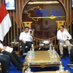 Gubernur menerima audiensi Kepala Perwakilan Bank Indonesia (BI) Sumsel, Bambang Pramono, di Ruang Tamu Gubernur, Rabu (4/2/2026).