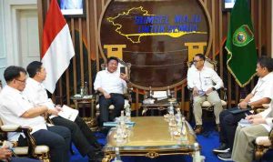 Gubernur menerima audiensi Kepala Perwakilan Bank Indonesia (BI) Sumsel, Bambang Pramono, di Ruang Tamu Gubernur, Rabu (4/2/2026). Gubernur menerima audiensi Kepala Perwakilan Bank Indonesia (BI) Sumsel, Bambang Pramono, di Ruang Tamu Gubernur, Rabu (4/2/2026).