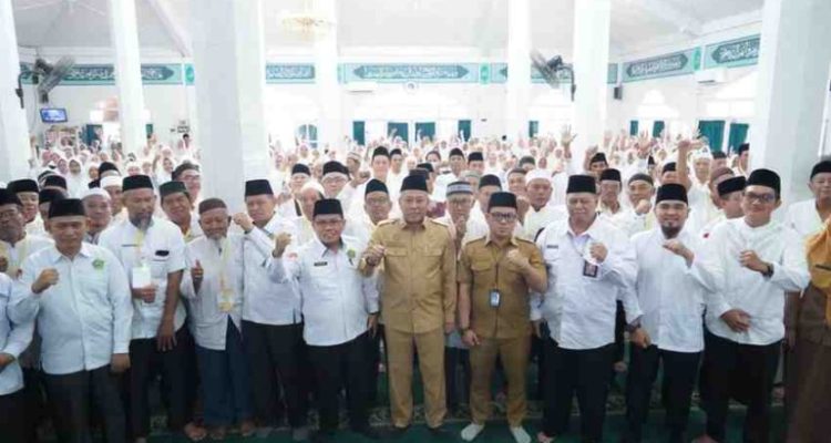 Pembukaan Manasik Haji Terintegrasi tingkat Kabupaten Ogan Komering Ilir (OKI) Provinsi Sumatera Selatan, resmi digelar di Masjid Al Ikhlas, Kelurahan Jua-Jua, Kayuagung, (09/2/2025).