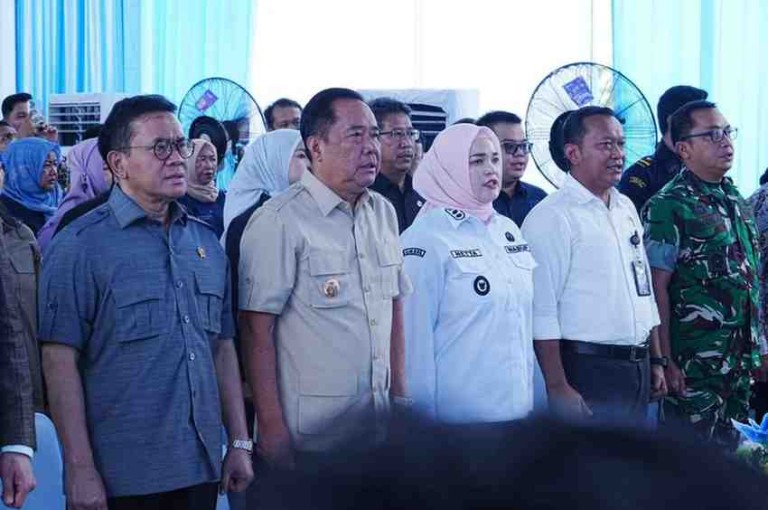 Netta Indian, S.P turut hadir dalam acara Pelepasan Ekspor Perdana. Kamis (12/02/2026).