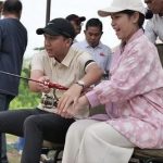 Bupati Ogan Ilir Panca Wijaya Akbar didampingi Ketua TP PKK Kabupaten Ogan Ilir meresmikan kolam pemancingan Telaga ERB, yang berlokasi di Jalan Lintas Sumatera, tepatnya di seberang Masjid Muhajirin Kabupaten Ogan Ilir