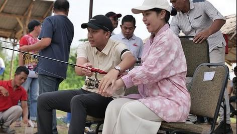Bupati Ogan Ilir Panca Wijaya Akbar didampingi Ketua TP PKK Kabupaten Ogan Ilir meresmikan kolam pemancingan Telaga ERB, yang berlokasi di Jalan Lintas Sumatera, tepatnya di seberang Masjid Muhajirin Kabupaten Ogan Ilir