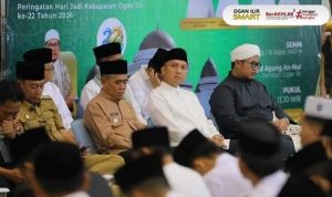 Pemerintah Kabupaten Ogan Ilir menggelar doa bersama dan tausiyah dalam rangka memperingati Hari Jadi Kabupaten Ogan Ilir ke-22 Tahun 2026 Pemerintah Kabupaten Ogan Ilir menggelar doa bersama dan tausiyah dalam rangka memperingati Hari Jadi Kabupaten Ogan Ilir ke-22 Tahun 2026