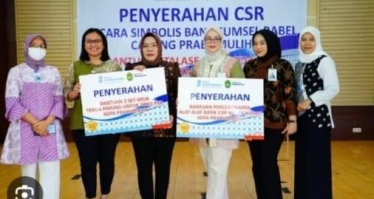 Pimpinan Cabang (Pinca) Izzudin menegaskan komitmen Bank Sumsel Babel Cabang Prabumulih dalam mendukung pembangunan dan pertumbuhan ekonomi masyarakat setempat