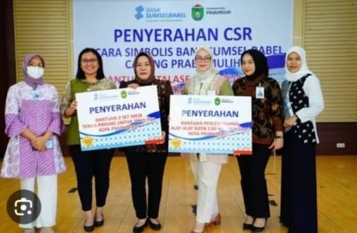 Pimpinan Cabang (Pinca) Izzudin menegaskan komitmen Bank Sumsel Babel Cabang Prabumulih dalam mendukung pembangunan dan pertumbuhan ekonomi masyarakat setempat