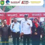 Wali Kota Prabumulih, H. Arlan bersama Wakil Wali Kota Prabumulih Franky Nasril, S.Kom.,MM menghadiri sekaligus membuka Pasar Bedug (Kuliner) Ramadhan 1447 H di Kota Prabumulih Provinsi Sumatera Selatan