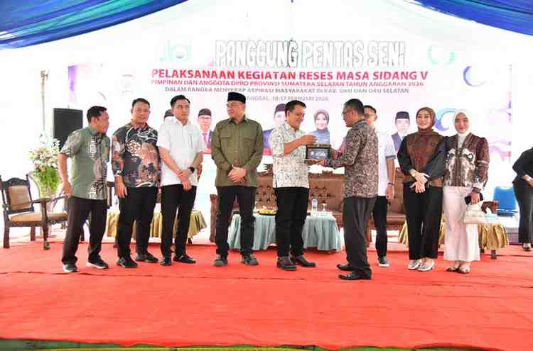 Pimpinan dan anggota Dewan Perwakilan Rakyat Daerah (DPRD) Provinsi Sumatera Selatan (Sumsel) dari Daerah Pemilihan (Dapil) V yang meliputi Kabupaten Ogan Komering Ulu dan Kabupaten OKU Selatan, melaksanakan Reses Masa Sidang V Tahun Anggaran 2026 pada 10–17 Februari 2026.