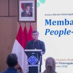 Menteri Ketenagakerjaan Republik Indonesia, Yassierli, saat menghadiri Forum Diskusi Layanan Penggunaan Tenaga Kerja Asing yang digelar di Balai Besar Pengembangan Kompetensi Ketenagakerjaan (BBPKK) Bandung Barat, pada hari Jum'at, tanggal 30 Januari 2026. (foto : Humas Kemenaker)