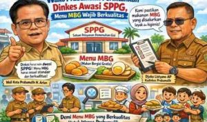 H Arlan langsung memerintahkan Dinas Kesehatan (Dinkes) Prabumulih untuk memperketat pengawasan terhadap Satuan Pelayanan Pemenuhan Gizi (SPPG) agar makanan yang disalurkan benar-benar layak dan berkualitas.