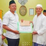 Wali Kota Prabumulih H. Arlan menghadiri kegiatan Safari Ramadhan Pemerintah Kota Prabumulih Tahun 1447 H / 2026 M yang dilaksanakan di Masjid Al Ikhlas, Kelurahan Tanjung Rambang, Kecamatan Rambang Kapak Tengah, Kamis (05/03).
