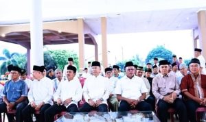 Wali Kota Prabumulih H. Arlan menghadiri sekaligus melaksanakan kegiatan buka puasa bersama Forum Masyarakat Rambang Kapak Tengah (FMRKT) bersama Pemerintah Kota Prabumulih yang digelar di Pendopoan Rumah Dinas Wali Kota Prabumulih, Sabtu (07/03/2026).