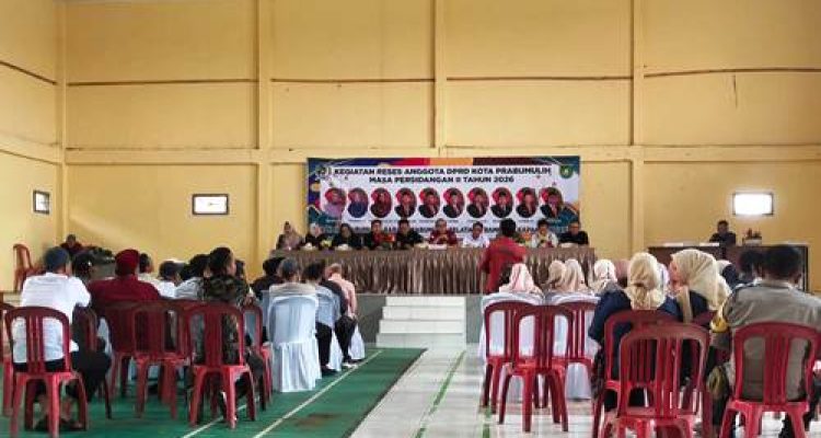 eses DPRD Prabumulih Dapil II di Sukaraja, Infrastruktur Jadi Aspirasi Utama Warga. Foto : musinews.id/antono