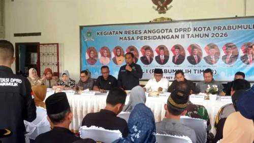 DPRD Prabumulih Dapil I Gelar Reses di Karang Raja, Serap Aspirasi Warga Prabumulih Timur. Foto : musinews.id/antono