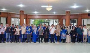 Pemerintah Kabupaten Ogan Komering Ilir (OKI) bersama Otoritas Jasa Keuangan (OJK) Provinsi Sumatera Selatan dan Polda Sumsel menggelar edukasi pencegahan kejahatan siber di Ruang Rapat Bende Seguguk (RRBS) II Setda OKI, Kamis (12/3/2026).