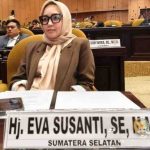Hj Eva Susanti, memaparkan hasil kegiatan reses serta dialog langsung dengan masyarakat di sejumlah daerah di Sumatera Selatan.