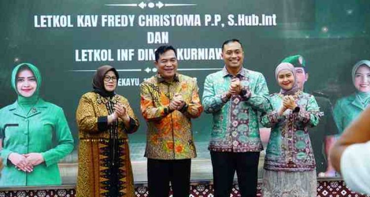 Bupati Muba HM Toha Tohet SH secara resmi melepas Letkol Kav Fredy Christoma PP., S.Hub.Int. dan menyambut Dandim baru Letkol Inf. Dimas Kurniawan, Senin (16/03/2026) sore.