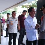 Wali Kota Palembang, Ratu Dewa, menghadiri apel besar bertajuk Nyago Bumi Sriwijaya Aman Bae, hari Minggu, 8 Maret 2026. (MUSINEWS.ID/HAIRUDIN)