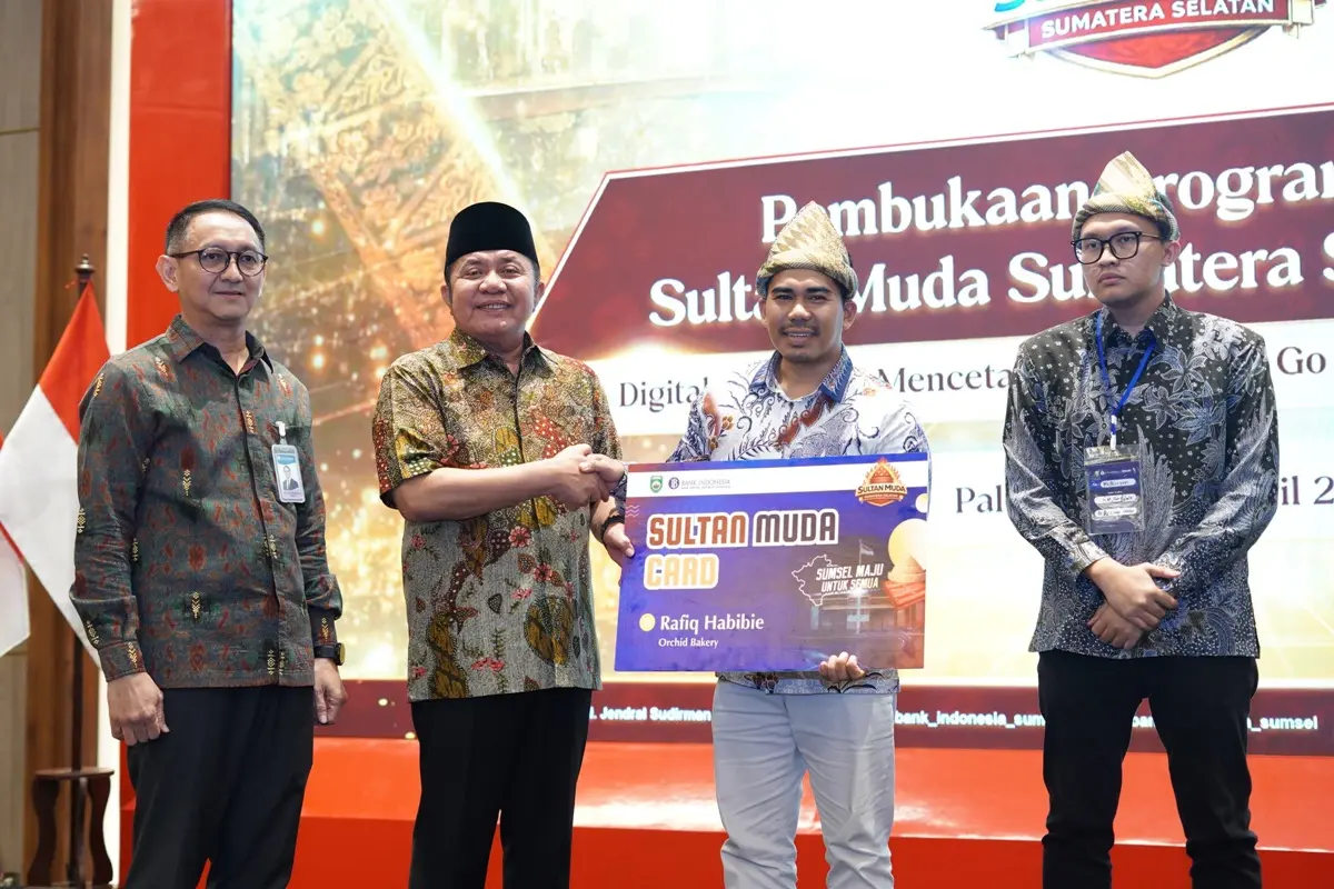Gubernur Herman Deru saat membuka Program Sultan Muda Sumsel 2026 di Palembang
