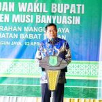 Suasana hangat menyelimuti halaman Kantor Lurah Mangun Jaya, Kecamatan Babat Toman, pada Kamis (2/4/2026).