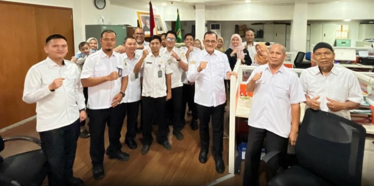 Dr. Drs. H. Edward Candra, M.H., melakukan kunjungan ke sejumlah Organisasi Perangkat Daerah (OPD) di lingkungan Sekretariat Daerah Pemerintah Provinsi Sumatera Selatan, Rabu (25/3/2026) pagi.