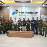 Pertamina EP Zona 4 dan Kodam II Sriwijaya saat memperkuat sinergi di Prabumulih