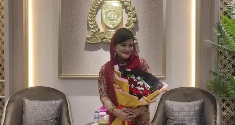 Hj. Lury Alex Noerdin, menyampaikan pandangannya tentang peran perempuan di era modern yang semakin berkembang dan relevan dengan cita-cita perjuangan R.A. Kartini.