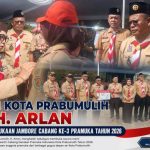 Wali Kota Prabumulih, Arlan, menghadiri sekaligus membuka secara resmi kegiatan Jambore Cabang ke-3 Kwartir Cabang Gerakan Pramuka Indonesia Kota Prabumulih Tahun 2026, Minggu (19 April 2026).