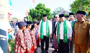 Bupati Muba menghadiri pembangunan Ponpes Nurul Fikri di Tungkal Jaya