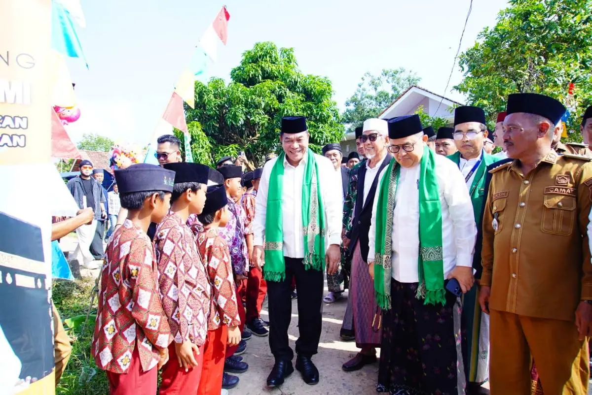 Bupati Muba menghadiri pembangunan Ponpes Nurul Fikri di Tungkal Jaya