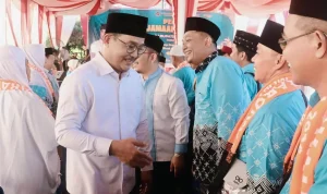 Pelepasan 236 jamaah haji asal Muba di Hotel Gambo Sekayu